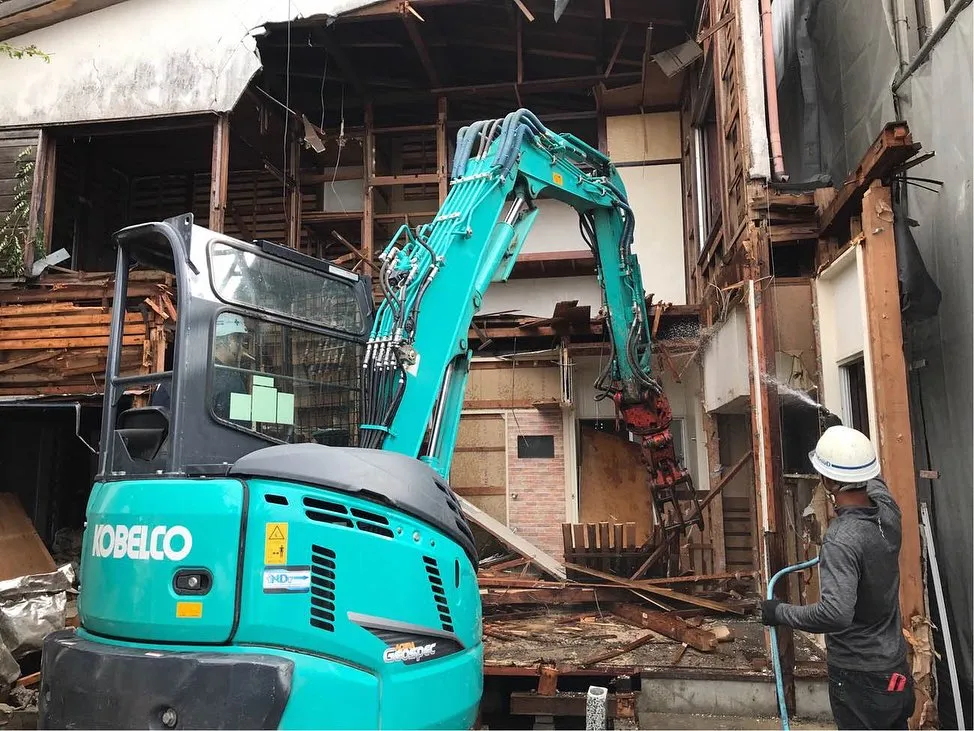 藤沢市木造2階建解体工事