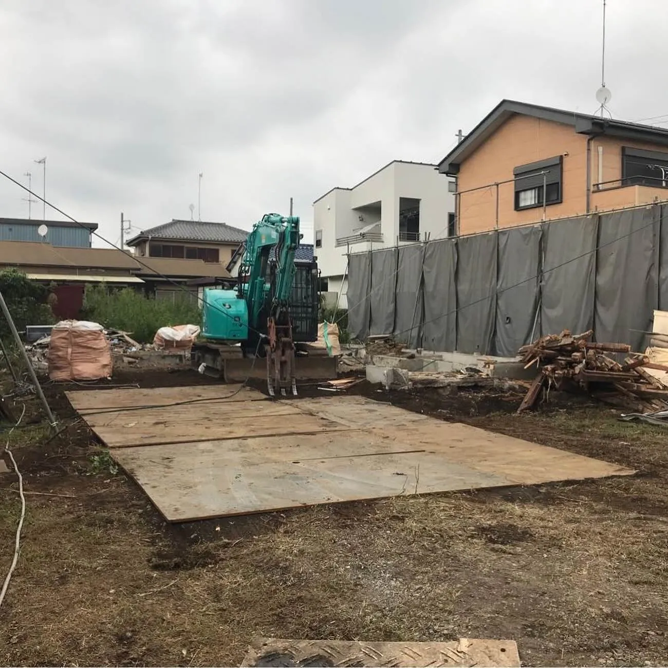 伊勢原市木造平屋建2棟解体工事