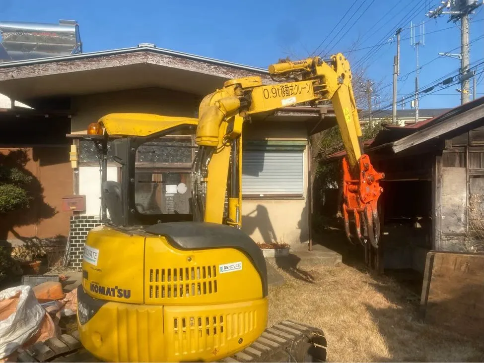 愛川町小屋解体工事