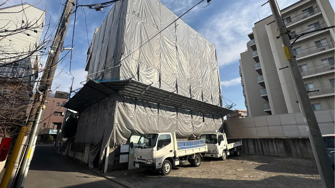 🚧板橋区鉄骨造4階建て解体工事🚧