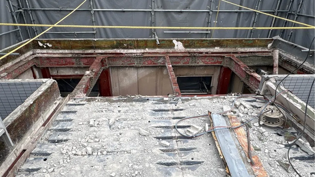 🚧板橋区鉄骨造4階建て解体工事🚧